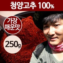 상주이장님농장 23년 국산 햇고춧가루 500g 반 태양초 한근 매운 청양 고추가루, 가장매운맛(청양100%) -250g, 1개