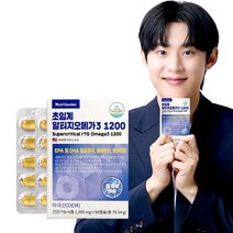 뉴트리가든 초임계 알티지오메가 3 1200 78.54g, 60정, 1개