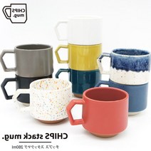 [이라운드몰]CHIPS 미노야키 스탁 머그컵 280ml 12종 택1, 옵션선택, MAT 레드
