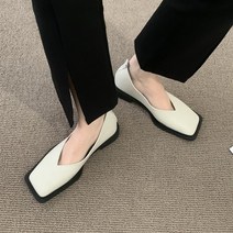데일리 로퍼 키높이 가죽 스웨이드 여성 발편한 버클 리본 2022 봄 새로운 플랫 슈즈 스퀘어 토 스퀘어 토 얕은 입 슬립 온 숙녀 캐주얼 신발 zapatos mujer