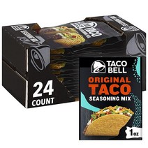 Taco Bell 오리지널 타코 시즈닝 믹스 1oz 24팩, Fajita