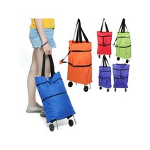 바퀴쇼핑가방 장바구니 핸드 쇼핑 가방 바구니, ;Mu;k-그린 DC001469-.☆