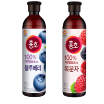 청정원 홍초 바이탈플러스 (복분자1+블루베리1) 900ml, 1세트