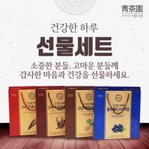 청다원 산삼배양근골드 고려진홍삼 녹용홍삼 블루베리 30포세트 선물세트, 블루베리프리미엄30포세트