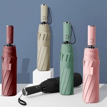 오너클랜 신형 튼튼한 암막 3단 자동 대형 접이식 우산 장우산