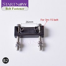 타이밍 벨트 패스너 및 57 스테퍼 모터베이스 브래킷 연결 플레이트 설치 보드 DIY CNC CO2 레이저 금속, 02 B2_01 The price is for 1pc