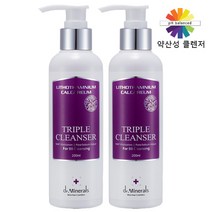 닥터미네랄 오가닉 미네랄 해조칼슘 약산성 바디워시 트리플 클렌저 200ml, 2개