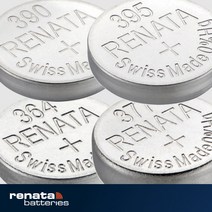 RENATA 레나타 시계건전지 배터리 수은 321 364 377 395 317 390 315 317 362 371 동전 코인 전지, 파나소닉 CR2412 1알