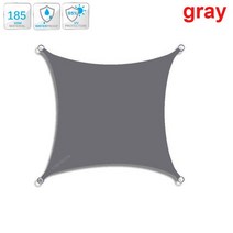 야외 방수 및 UV 그늘 항해 300D 옥스포드 천 캔버스 정원 테라스 캐노피 캠핑 그늘막, gray