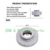밀링작업대 드릴링머신 작업대 밀링선반 미니 밀링 머신 타일면치기 다이얼 125 스케일 링 Z 축 y축 X 축, 02 Y-Axis