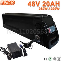 전기자전거 배터리 Silverfish 리튬 48V 22Ah 20Ah 18Ah 15Ah 1000W 리튬 이온 48V 18650 팩, 8.48V15AH 1000W2A