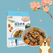 강아지 회복식 노견 습식 사료 노령견 파우치 닭고기맛 60g 2팩