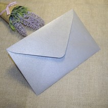 50pcs- 17*11cm 120gsm 진주 종이 봉투 엽서 인사말 카드 VIP 결혼식 파티 초대장 카드, 17x11cm, Pearl silver