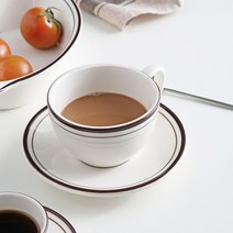 시라쿠스 킹스인 카페라떼잔 320ml 2P세트, 콜라 브라운 1P + 미드나잇 블루 1P.