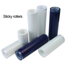 제전 크린룸 스티키롤러 먼지제거 스티키롤 미세먼지제거(blue white), white, 160mmx20m(10롤/팩)