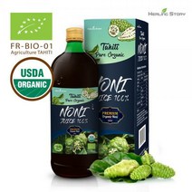 힐링스토리 타히티오가닉 노니100%원액 1000ml 1병, 타히티노니주스_프랑스, 타히티노니주스_프랑스
