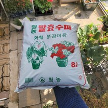 실내공기정화식물 청농 발효수피 8l 분갈이용 흙