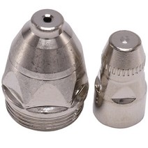 P80 공기 플라즈마 노즐 1.1mm 절단기 토치 소모품 CNC 전극 20 Pcs, 한개옵션0