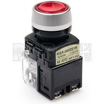 조광형누름버튼스위치-KGX-HMD21-적-고급형22파이-DC12/24V-PBL/LED