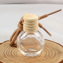 샬롯 차량용 디퓨저 용기 모음 공병 방향제, 투명원형 7ml, 1개