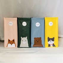 가정용 분리수거함 재활용 분리수거함 타포린백 3P set, 02 Animal+라벨지(한글), 3개