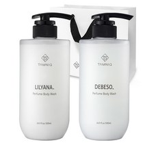 탐니크 퍼퓸 바디워시 500ml 2종세트 ( 쇼핑백 증정 ), 릴리아나 바디워시, 올루쓰 바디워시