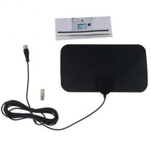 uhd안테나 지상파 안테나 위성안테나 tv 4k 8k 25db 고 이득 hd tv dtv 상자 디지털 eu 플러그 5000 마일 부스터 활성 실내 공중 평면 디자인 tv 수신기, 2-하얀