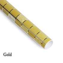 모자이크 바닥 욕실 베란다 현관 타일 모자이크타일 시트지 주방 오일 증거 벽 종이 셀프 접착 벽지 욕실 방수 스크럽 모자이크 벽 타일 스티커 홈 장식 주방, 금, 협력사, 200x45cm