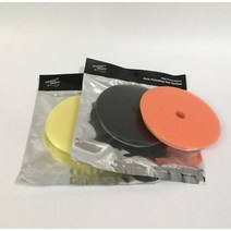 샤인메이트 5.5인치 듀얼 광택기 폼패드 패들 실런트용 무선 전기샌더 사용가능, 70ppi 화이트(가벼운 폴리싱)