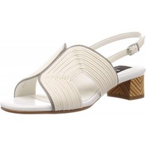 [랑뱅 컬렉션]백 스트랩 웨지 힐 샌들 9478레이디스 상아 콤비 22.5 cm 2E