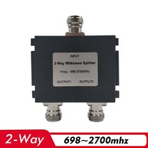 중계기2웨이 파워 스플리터 698 ~ 2700MHz N-Female 디바이더 2G 3G 4G 핸드폰 신호 부스터 리피터 및 안테, 한개옵션0