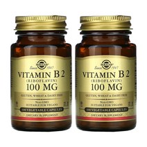 솔가 리보플라빈 100mg 100캡슐 2통 비타민B2 B1