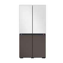 삼성 비스포크 4도어 냉장고 875L 코타화이트 코타차콜 RF85B90P126