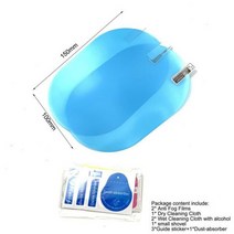 펠리세이드튜닝 현대 제네시스 G70 G80 G90 에쿠스 크레타 코나 Enduro Intrado 넥쏘 팰리세이드 용 2개 자동차 백미러 방수 방지 안개 필름, 100x150mm 2pcs