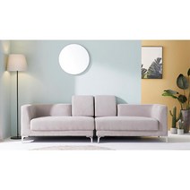 모던 스웨이드 자취 소형평 2인 코너형소파 1800(2색) 패브릭 깔끔 가성비, 아이보리(좌)