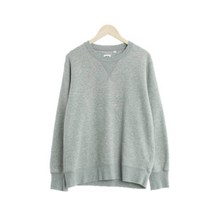 유니클로 그레이 면혼방 맨투맨 남자 4090