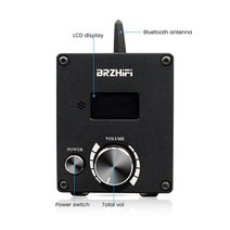 웨이 liang C50 블루투스 5.0 Infineon MA12070 HIFI 플레이어 카드 디지털 파워 앰프 80W x 2 U 디스크/TF 미니 소형 사운드 스테레오, [01] Black