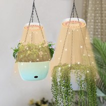 가정용 상추재배기 식물재배기 채소LED Grow Light Halo Plant Lamp For Indoor Growing Auto Timer 4/8/12, 01 white  silver