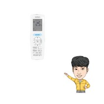 대우위니아 벽걸이 에어컨 리모컨 16 WRV16BBH ERV11BBH WRV07ABH