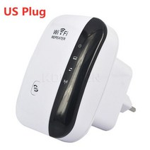 원룸공유기 자취방 공유기 와이파이 게이밍 호환 무선 WiFi 리피터 300Mbps 라우터 신호 증폭기 부스터 익스텐더 장거리 액세스 포인트, 러시아 연방_하얀색 | 미국 플러그