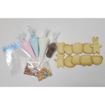 집콕놀이 강추 홈베이킹 DIY 수제 아이싱 쿠키만들기 아이싱쿠키키트 쿠키만들기, 살색추가, 1개