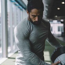 츄리닝상의 긴팔티셔츠 머슬핏 헬스장옷 웨이트복 _ 10599EA