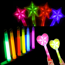 LED 야광봉 콘서트 응원봉 별봉 하트봉 파티용품, 야광스틱, 블루