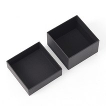 선물포장박스 종이케이스 싸바리박스 모던 선물상자 블랙 9.5X9.5CM