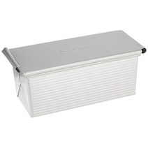 USA Pan 들러붙지 않는 식빵틀과 커버 22.8 x 10 cm 알루미늄, Pan_Large Pullman Pan