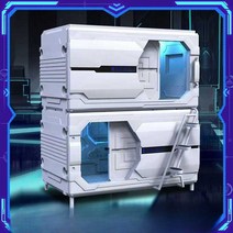 산소침대 캡슐 기숙사 게하 게스트하우스 개인공간, 단층 싱글 캐빈(외장 장식 패널 제외)