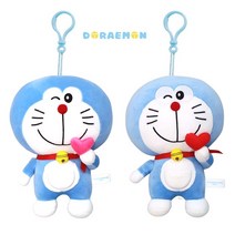 도라에몽인형 도라에몽 하트 봉제 캐릭터 애착 인형, 도라에몽핑크하트15cm