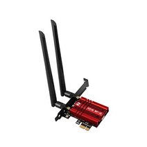 Wi-Fi 6E PCIe 무선 랜 카드(2.4GHz/5GHz/6GHz) 블루투스 5.2 내장 Intel AX210 게임용 wifi 초저지연 브라켓 첨부 Windows10