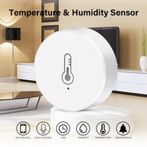 온도센서 스마트홈 iot ZigBee 스마트 홈 디지털 Ndoor 편리한 온도 센서 습도계 게이지 Alexa google과, 한개옵션0