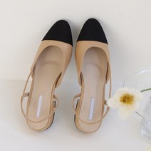 여름 스트랩 플랫슈즈 낮은굽 여성 구두 3color